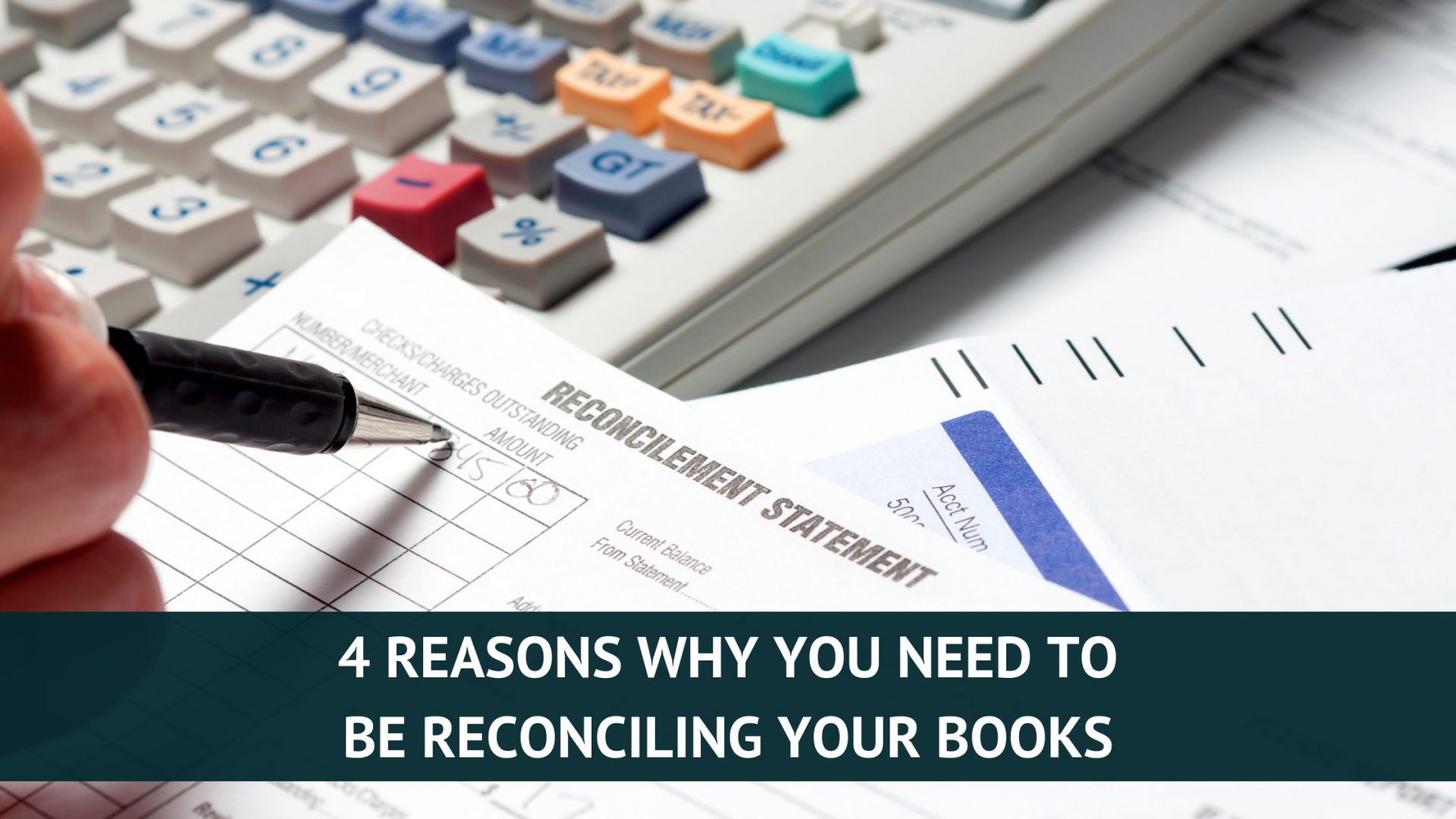 reconciling your books